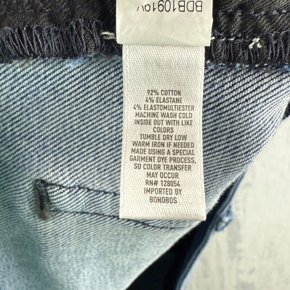 Bonobos Jeans Mens 35x32 Blue Slim Taper Fit Light Wash Faded Stretch Denim - Picture 7 of 12